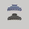 Women's Cellulose High-Quality Striped Hair Clip