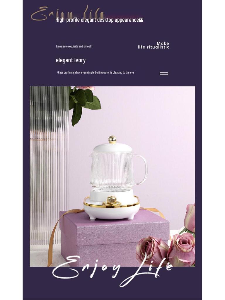 Electric Multifunctional Stew Cup & Kettle: Portable Boiling & Heating for Tea, Bird's Nest, and Health Drinks