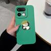 For OPPO Realme 16 15 14 Pro Plus C85 Pro OPPO Reno 15 Pro AX7 A77 A91 A95 A96 Phone Case Lovely Bear Soft Liquid Silicone Lightweight Anti Drop Shell