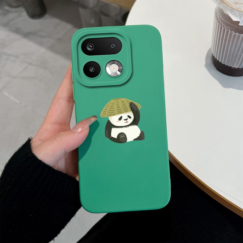 For OPPO Realme 16 15 14 Pro Plus C85 Pro OPPO Reno 15 Pro AX7 A77 A91 A95 A96 Phone Case Lovely Bear Soft Liquid Silicone Lightweight Anti Drop Shell