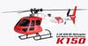 Japanese Hitec XK 5CH RC Helicopter with Optical Flow Positioning K150 RC Helicopter RTF Certified for Technical Standards and No Registration