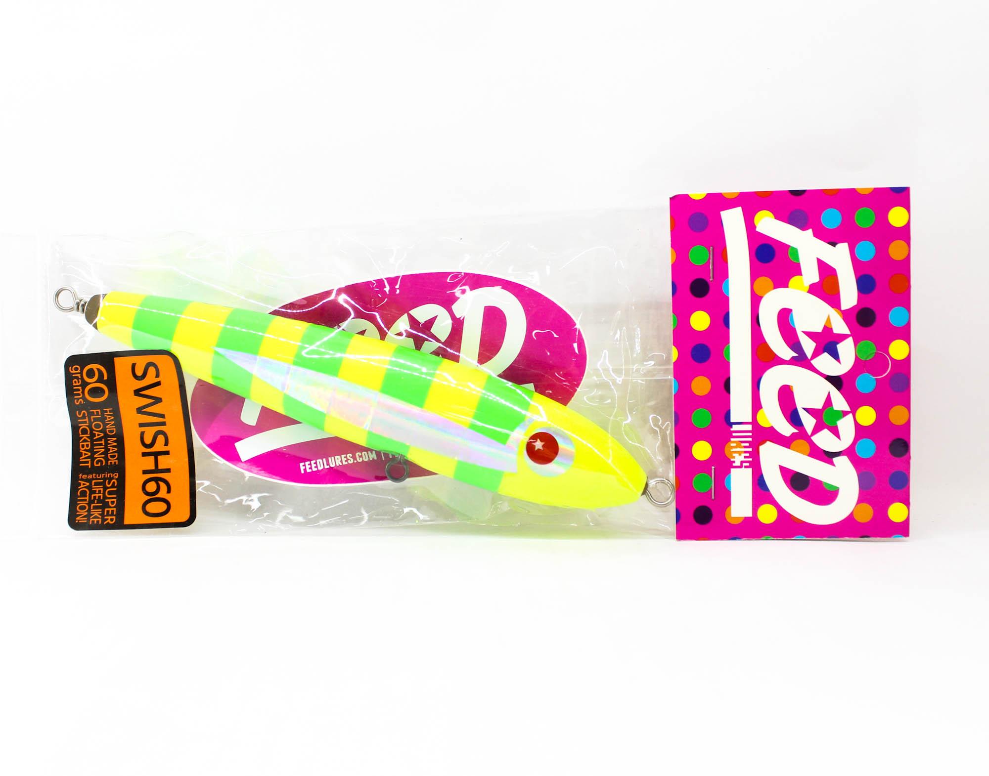 

Feed Swish 60 Hand Made Wood Floating Lure 60 grams 214 (3214)