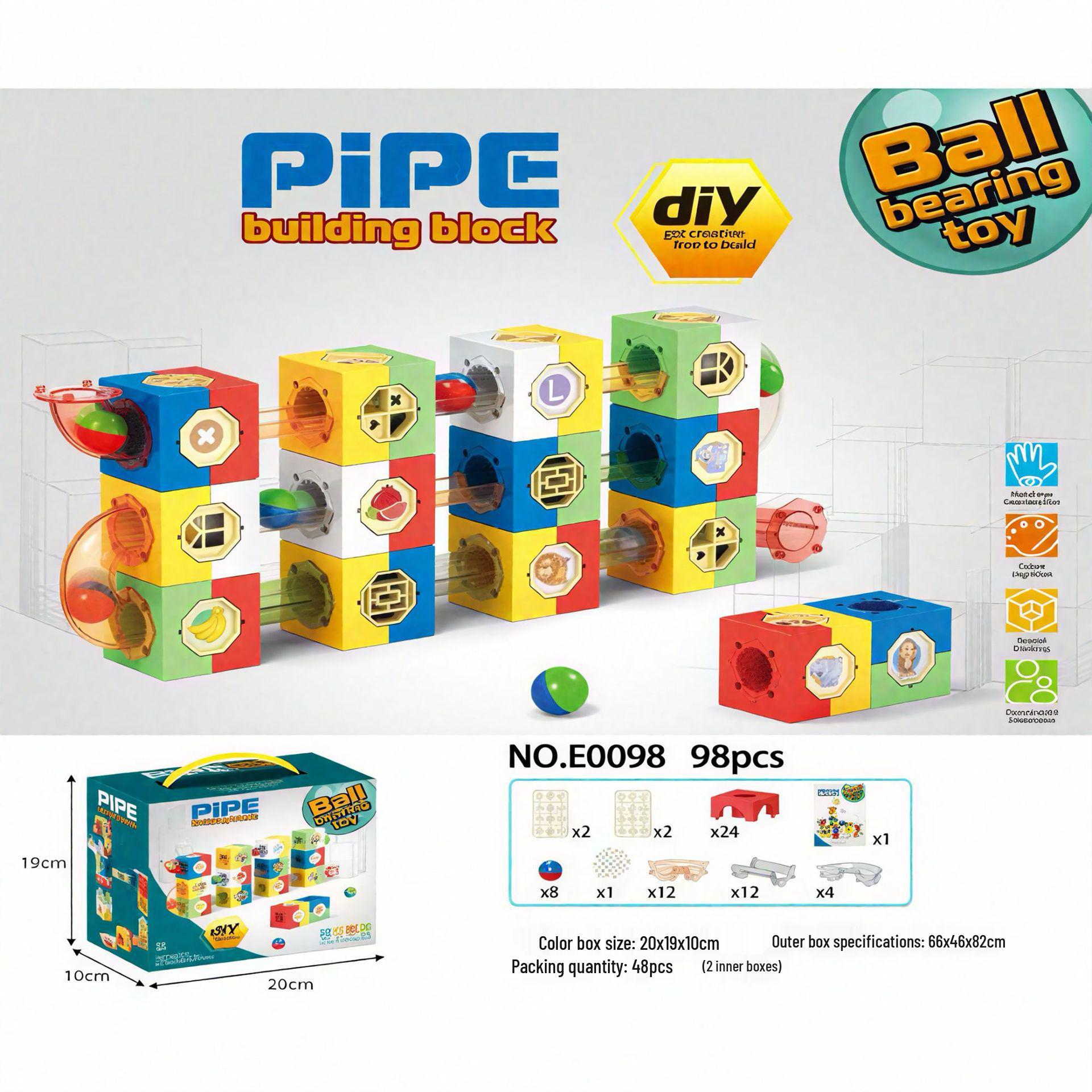 Pipe Track Building Blocks Set for Kids - Science & Thinking Educational Toy