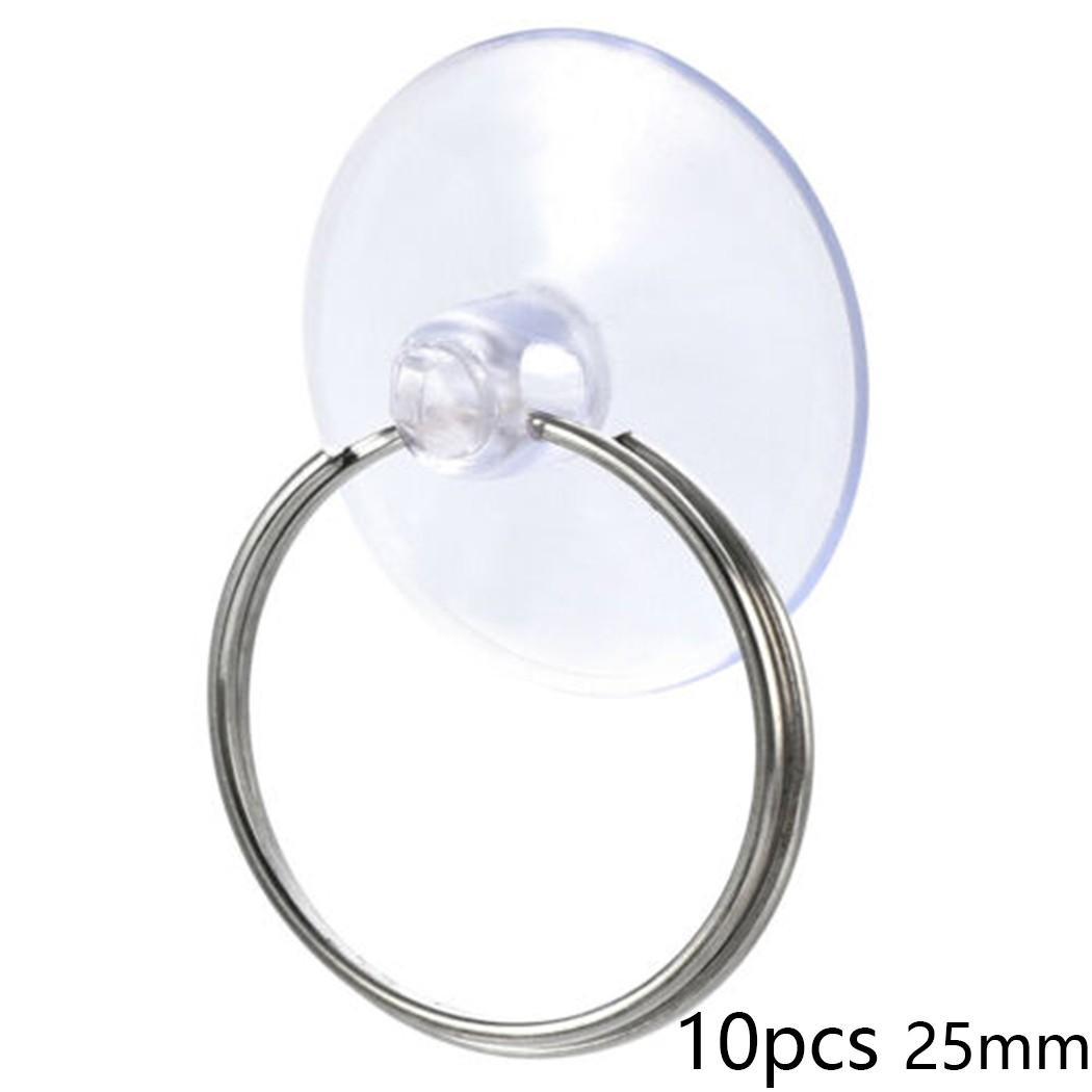 

Wall Suction Cups Window 10 Pcs 35mm Tile 45mm Bathroom Clear Hanging Hook PVC Pads Plastic Suckers Hot Useful 25mm