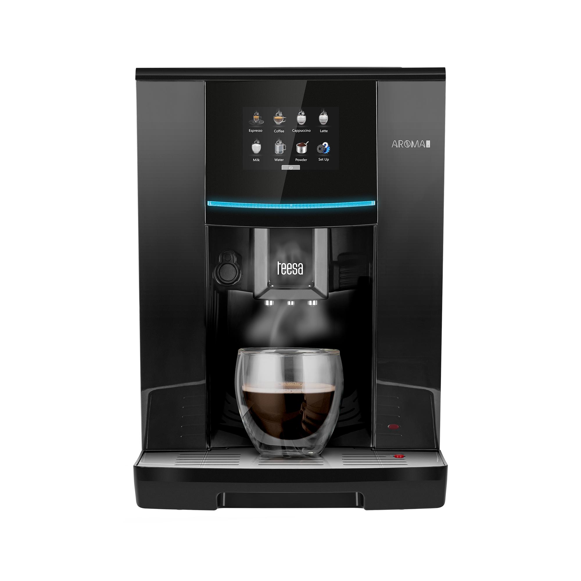 Teesa Noir Expresso Avec Broyeur Aroma 800 Automatique Ecran Tactile 2L 1500W - Image 3