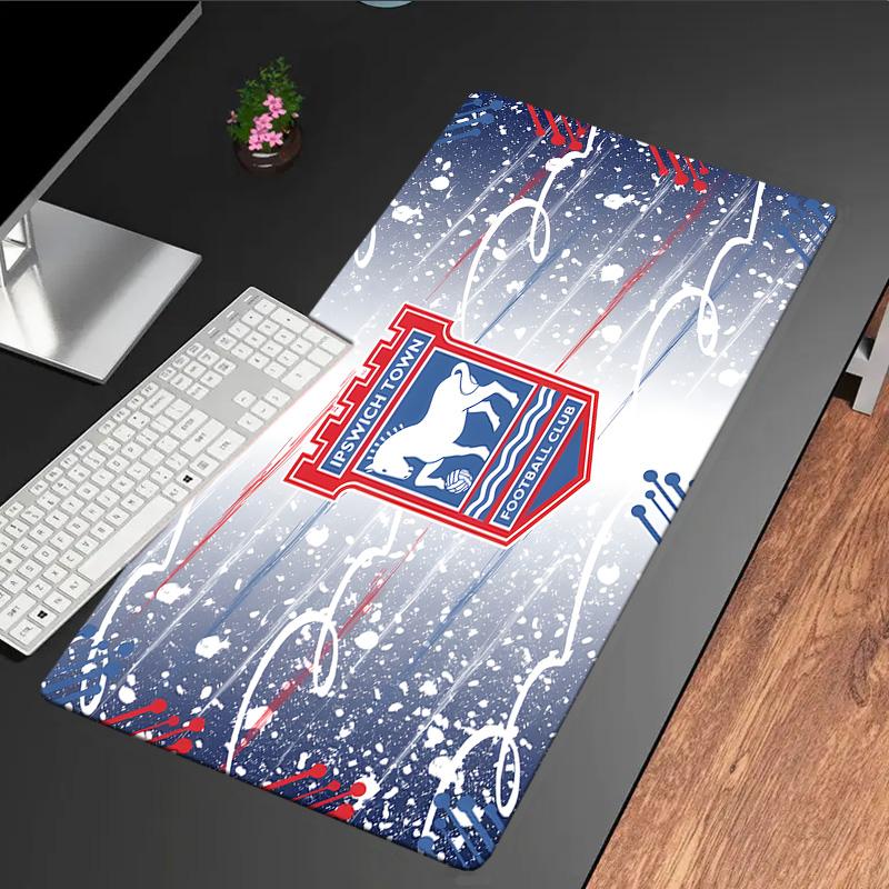 Ipswich FC Crest Mouse Pad, Rubber Base, Mouse Pad for Gamers and Office Use, Gaming Desk , Easy To Clean Mat Christmas fan gifts