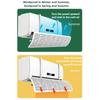 Retractable Air Conditioning Windshield Device Adjustable Air Conditioning Guide Plate  Study Room