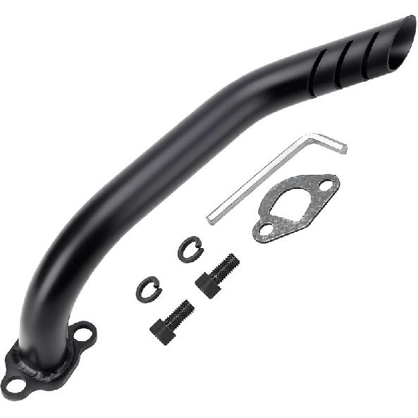 212Cc Exhaust Pipe Header Kit For Coleman CT200U CT200U-Ex BT200X KT196 196Cc 6.5Hp, For Non-Hemi Predator 212Cc Baja Warrior MB200 GX160 GX200