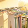 Gifts Short Neck Trouser Clip Non-slip Rainbow Colors Short Neck Trouser Rack Traceless Household Trouser Hanger