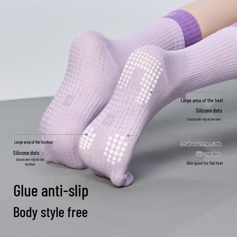 Mittellange Patchwork Sports-Yogasocken