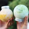 250/400ml Kugelförmige Wasserflaschen für Milchtee Kaffee Saft Tragbarer Trinkbecher Zuhause Transparent Entsaften Getränk