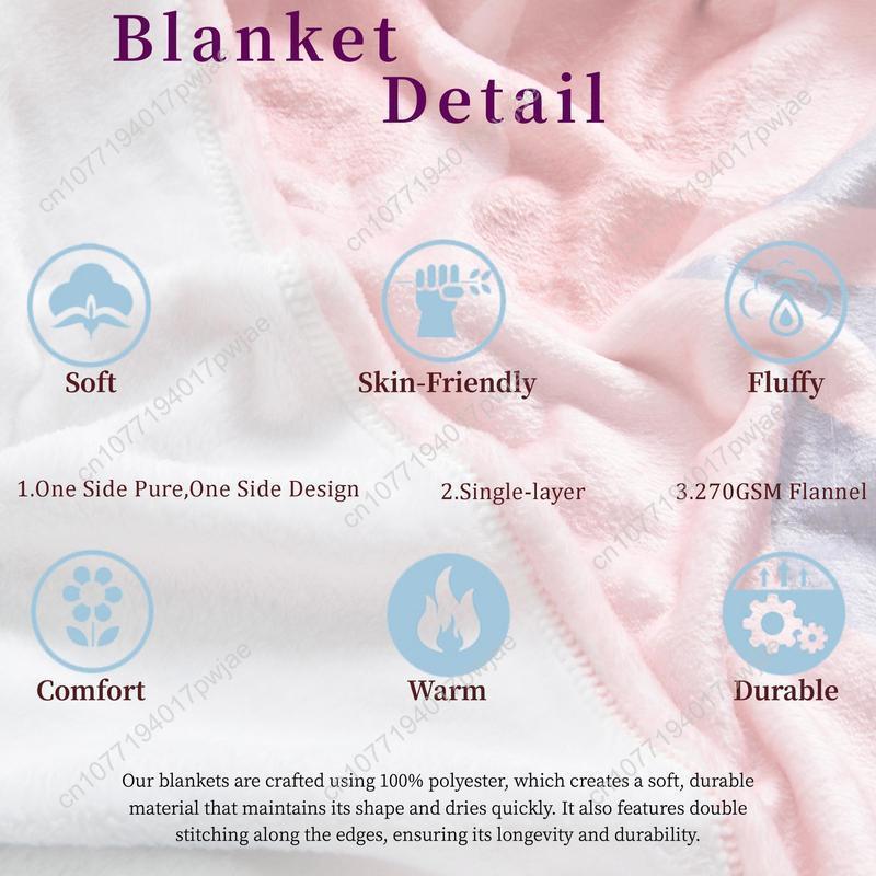 Viking Valhalla Pattern Blanket, Soft Warm ThrowBlanket Room Blanket WarmNap Blanket for Home Office Travel Cam Custom blankets