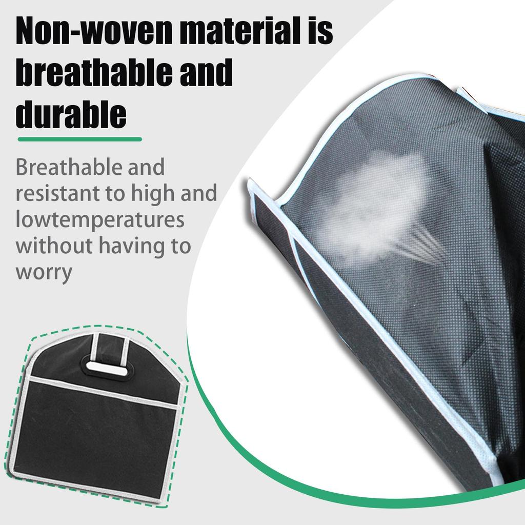 Collapsible Car Trunk Storage Organizer Portable Multi-Compartment Cargo Box With Handles For Suv Truck Auto Interior Storage