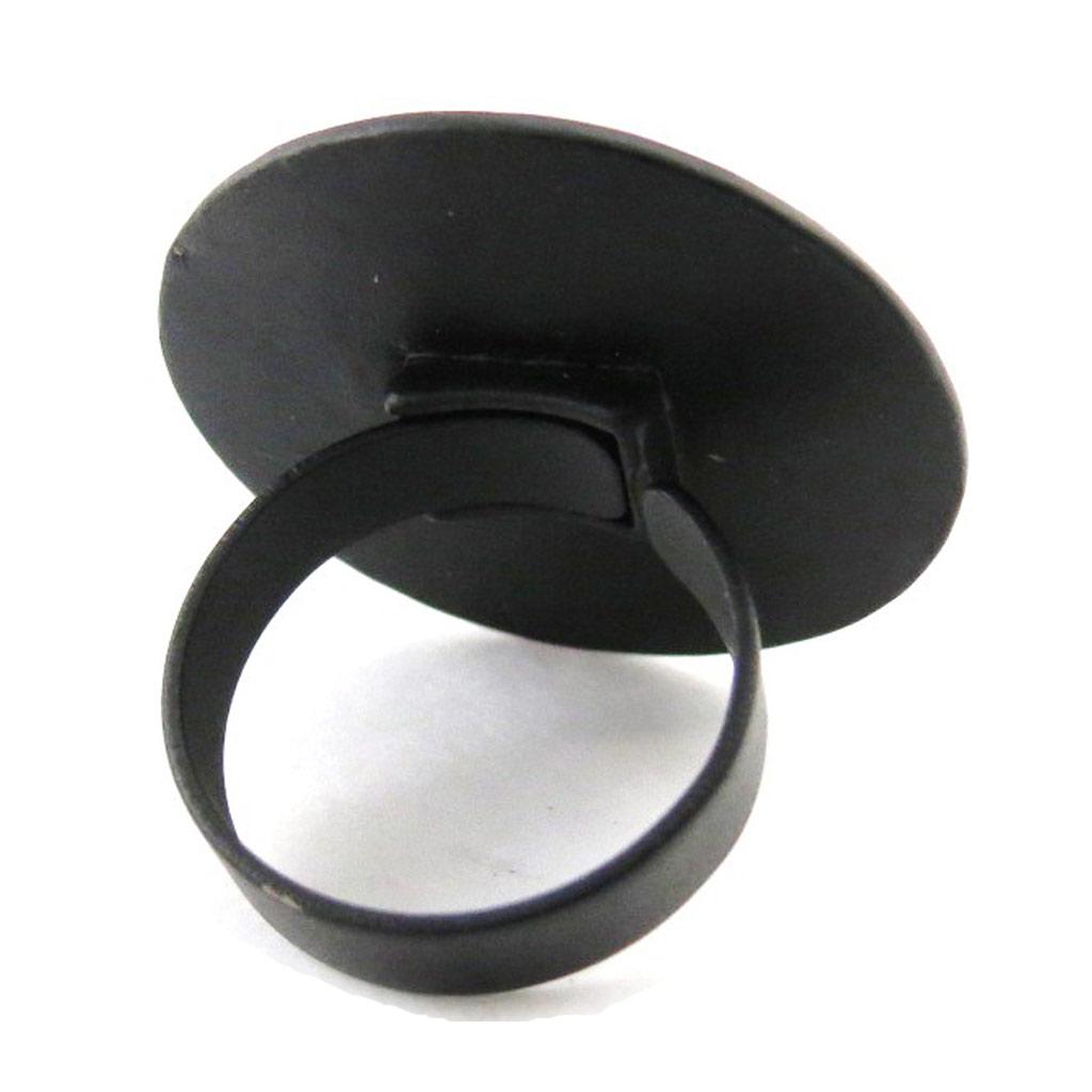NOA [J1912] - Designer Ring 'Safari' Black Brown