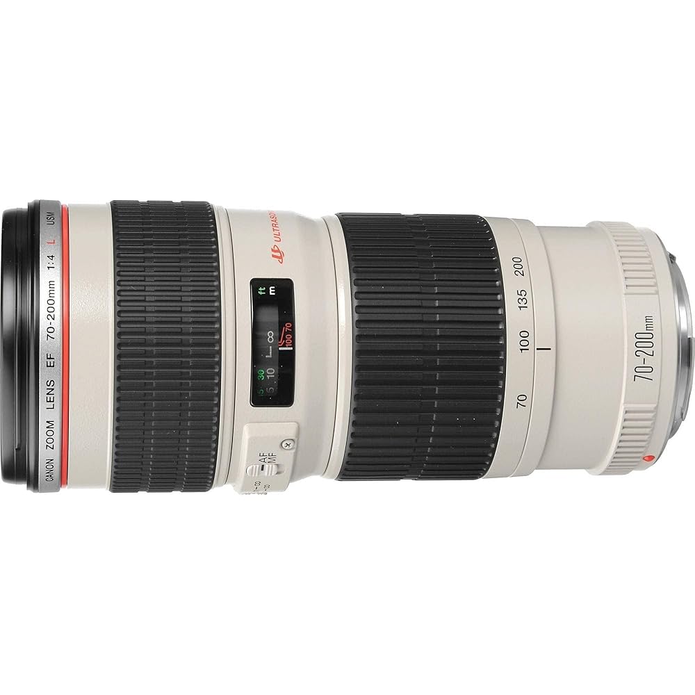 Canon Telephoto Zoom Lens EF70-200mm F4.0L USM Full Size Compatible
