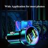 Dual-Port-USB-Autoladegerät, 240 W, superschnell ladender Fahrzeugadapter mit Spannungsüberwachung für iPhone, Samsung, Huawei, Oneplus, Oppo