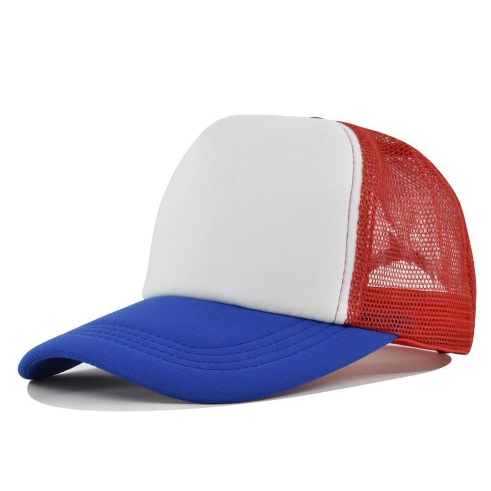 Fashion Desgin Solid Color Sponge Baseball Cap Net Cap Curved Brim Hat Sun Hat Light Mesh Sun Cap Outdoor Women Men