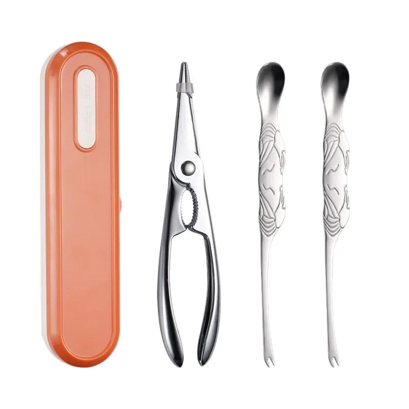 

Выберите инструмент для поедания крабов из нержавеющей стали 304, крабовые клешни, домашняя утолщенная игла для крабов, многоцелевые ножницы для крабов, ресторанные крабовые палочки