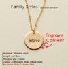 EMANCO Romantic Personalized Pendant Necklace Women Stainless Steel Necklace Dainty Necklace Floral Jewelry