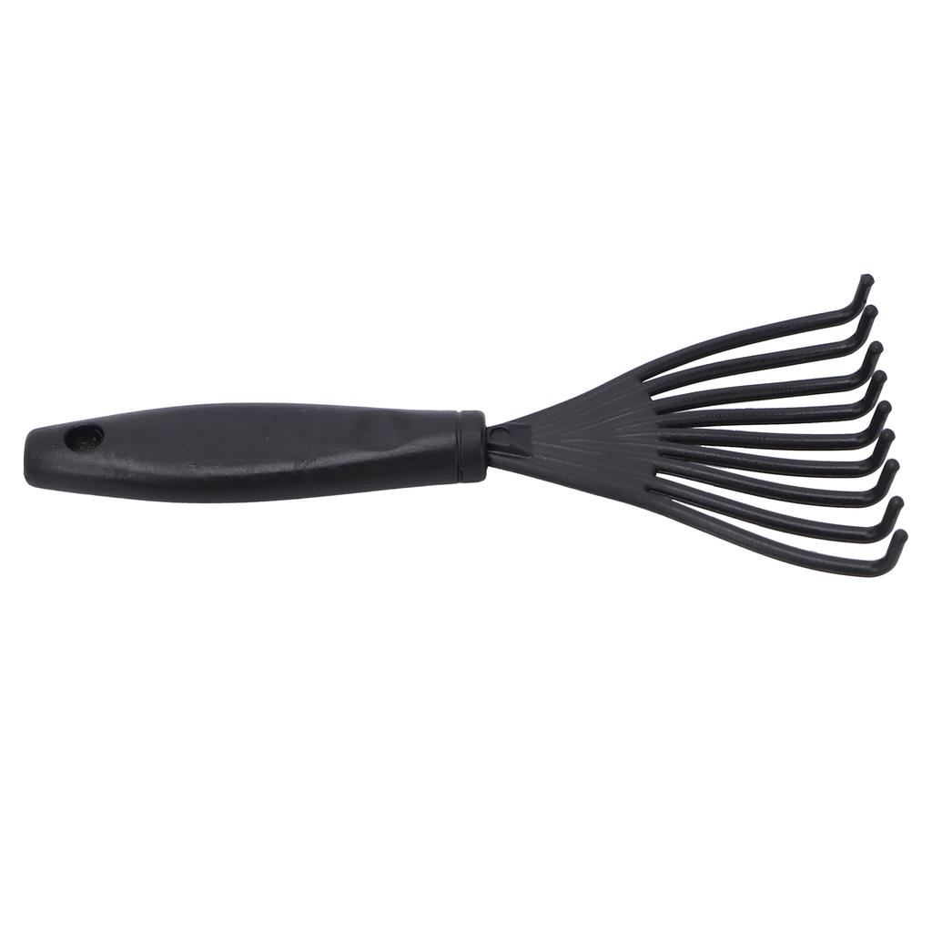 Plastic Rake Hair Comb Cleaner Hair Dirt Remove Comb Brush Cleaning Tool for Home Salon Black