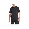 adidas Logo Polo Shirt Men Tops Black JF8424