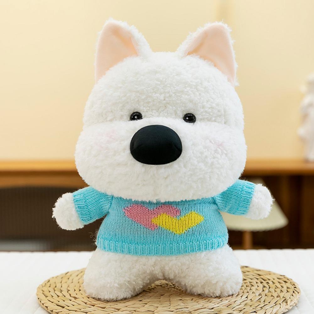 

Cartoon Cartoon Cute Dog Doll Stuffed Animal Stuffed Scarf Puppy Dog Birthday Gifts синий