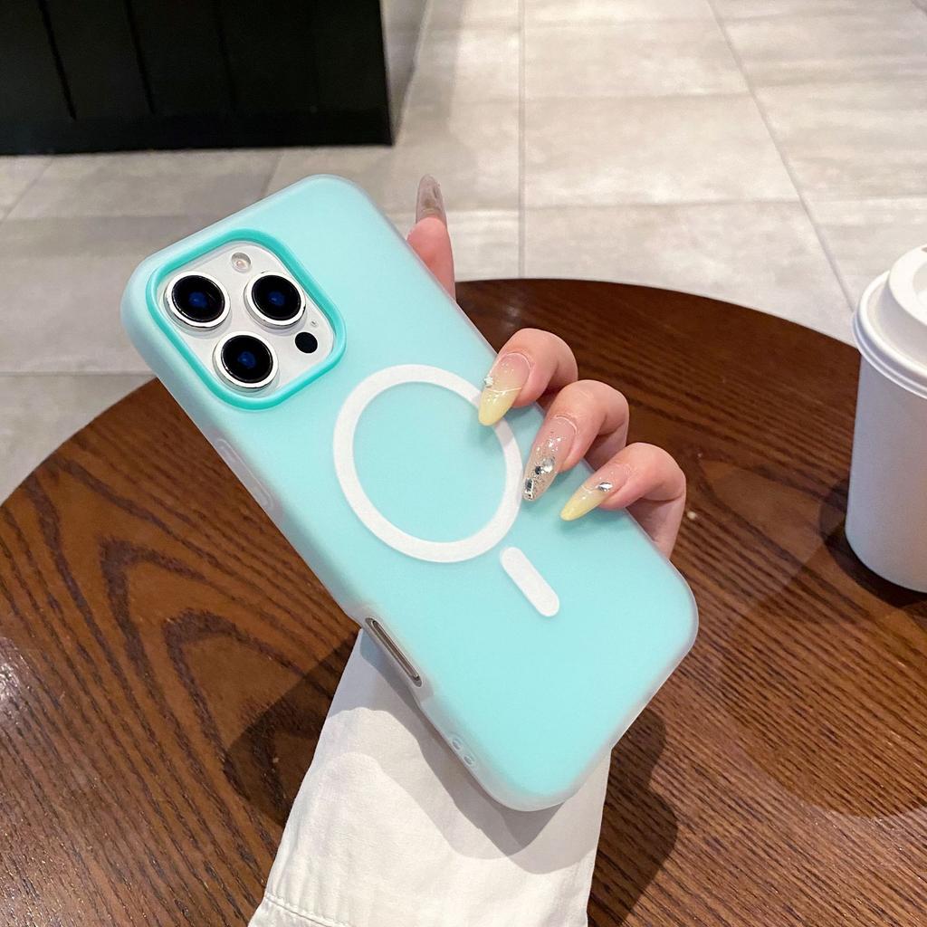 Apple 17 Silicone Magnetic Mobile Phone Case for Iphone16promax Case Apple 15 Anti-drop 14 Protective Case