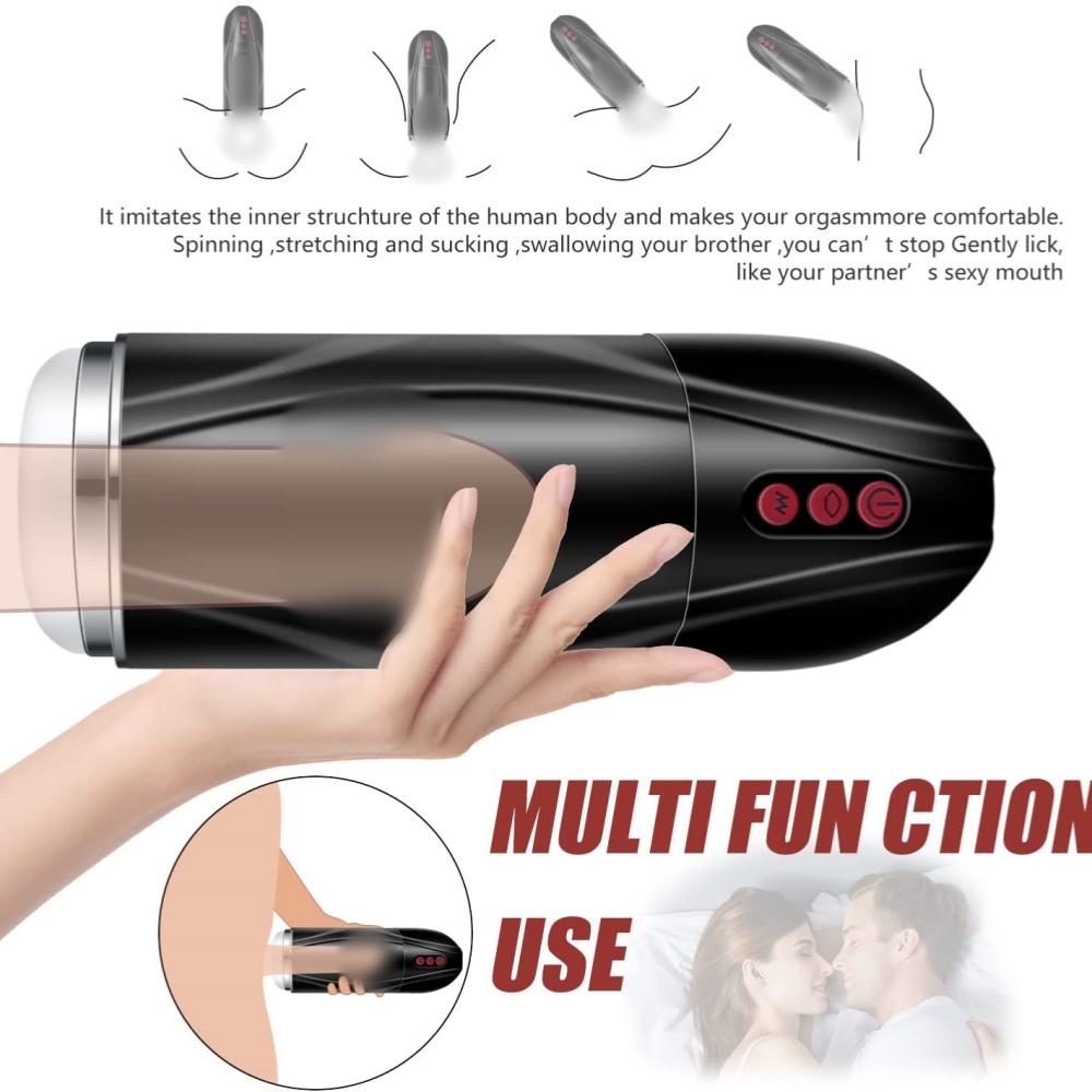 Automatic Sucking Male Mastubator Blowjob Masturbation Equipment Machine Sex Toys Adult Goods for Men Man Masturbators Cup