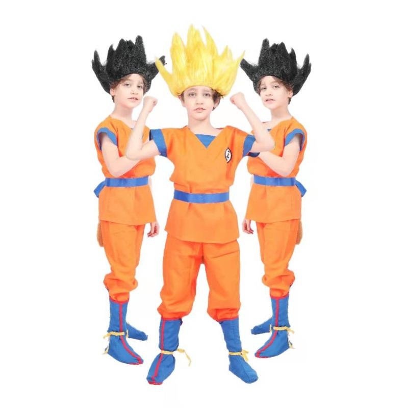 Dragon Ball Sun Wukong Costume Animation Gui Xianliu Super Saiyan Wig Children's Performance