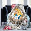 1 pezzo Principessa Disney Alice nel Paese delle Meraviglie Coperta Decorativa per la Casa Perfetta per Divano, Letto, Viaggio