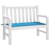 VidaXL Coussin de banc de jardin bleu 100x50x3 cm tissu oxford 43201