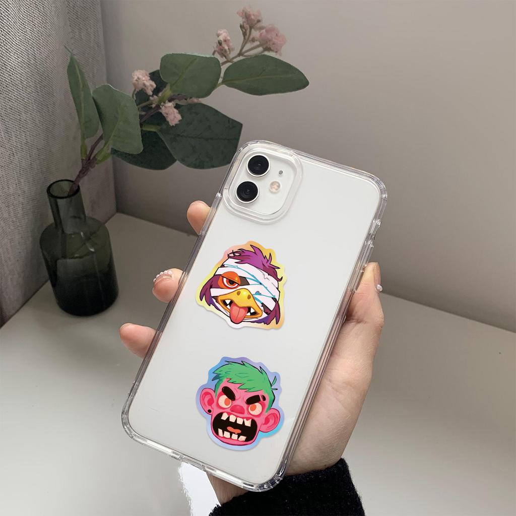 50PCS Abstract Painting Stickers Colorful Characters Portrait Cup Computer Cell Phone Decoration Waterproof Stickers