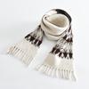 Kids' Diamond Knit Scarf - Parent-Child Style, Warm & Windproof for Autumn/Winter Korean Style.