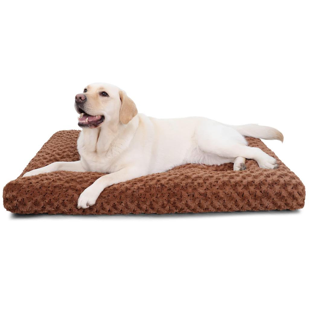 Rose Velvet Pet Bed for Dogs & Cats - Four Seasons Warmth, Small/Medium/Large, Ideal for Teddy/Golden Retriever