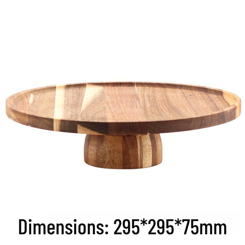 Modern Designer Solid Wood Fruit Bowl Tray Ornament for Luxury Interiors
