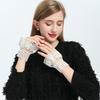 Lace Elegant Decorative Hand Sleeves Female Sweater Dress Coat Top Flare Sleeve Hollow Detachable False Cuff Ruffles Wristband
