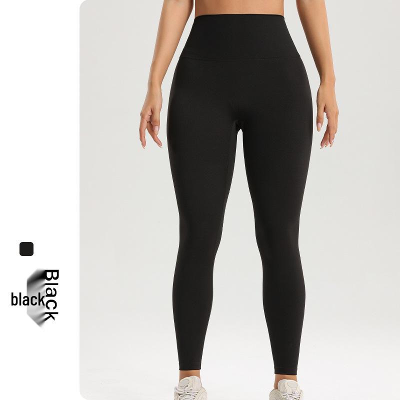 Fuyou Nahtlose High-Waist Yoga-Hose für Damen - Herbst/Winter, Po-Lifting, Beinverlängernde Fitness-Tights