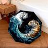 Ferocious Tiger  Pattern, Automatic Folding Umbrella, Portable and Foldable Design, 8 Ribs, a Christmas or Birthday Gift.
