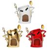 Ceramic Chocolate Fondue Melting Cup with Spork Sweet Fondue Cup Melting Fondue Mugs Set for Parties Cozy Nights Gifts
