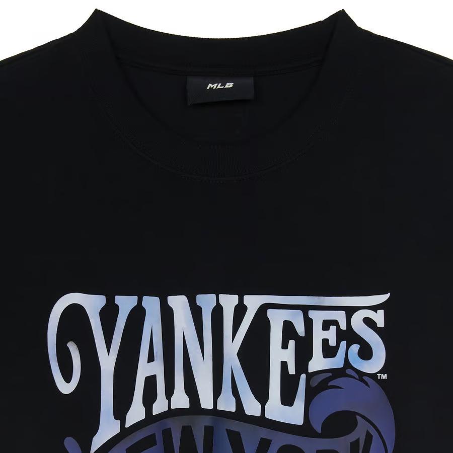 New MLB T Shirts Unisex Black 3ATSX0553-50BKS