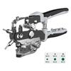 Perforatore per pelle Strumenti per pelle Perforatore multifunzione per cinture Strumento domestico per forare Perforatore portatile per fori di cintura Strumento per artigianato