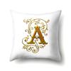 Polyester Pillow Case Car Decoration Home 26 English Letters Printed Car Waist Cushion Pillow Case