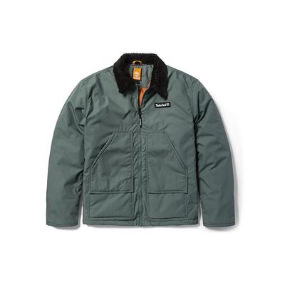 Leichte Gesteppte Fleece Einfarbig Wasserabweisende Fliegerjacke Herrenjacken Balsamgrün A5VD5-392
