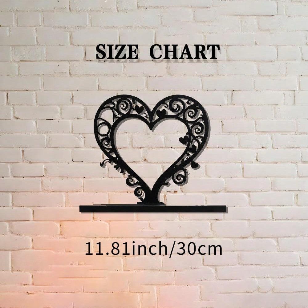 

Custom 2D Metal Wall Art Heart Decor Romantic Iron Ornament for Home and Garden TY-101017
