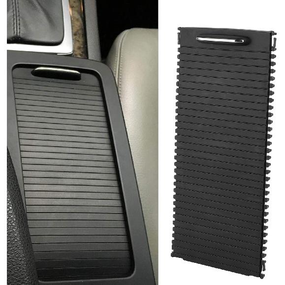 Center Console Roller Blind Cover Replacement for C Class W204 S204 E Class Convertible A207, Interior Sliding Console Cover Rubber, OEM