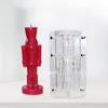 Nussknacker Kerze Silikonformen 3D Soldaten Kerzenformen Handgemachte Seife Kerzenherstellungsformen für Heimdekoration