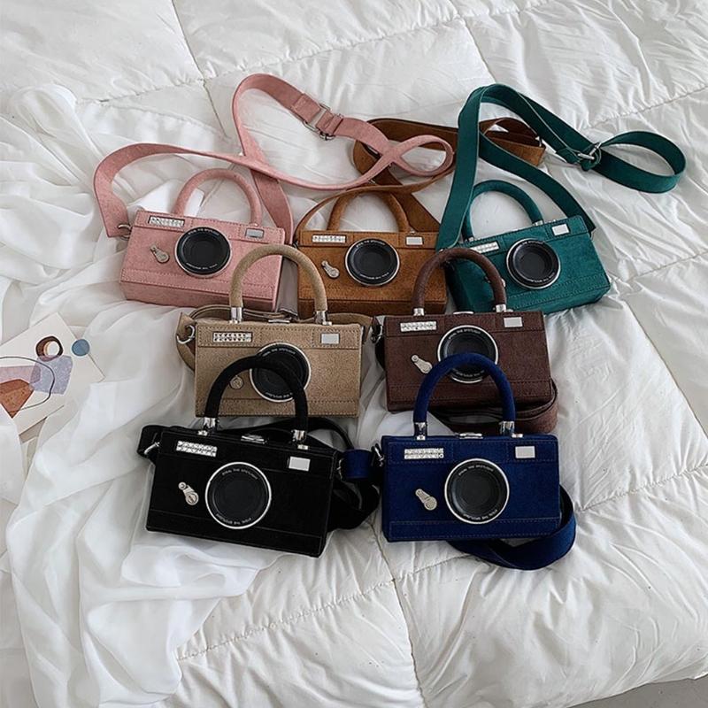 Women Personalized Fashion Camera Shape Clutch Ladies Casual Mini Crossbody Bag Small Shoulder Bag Purse