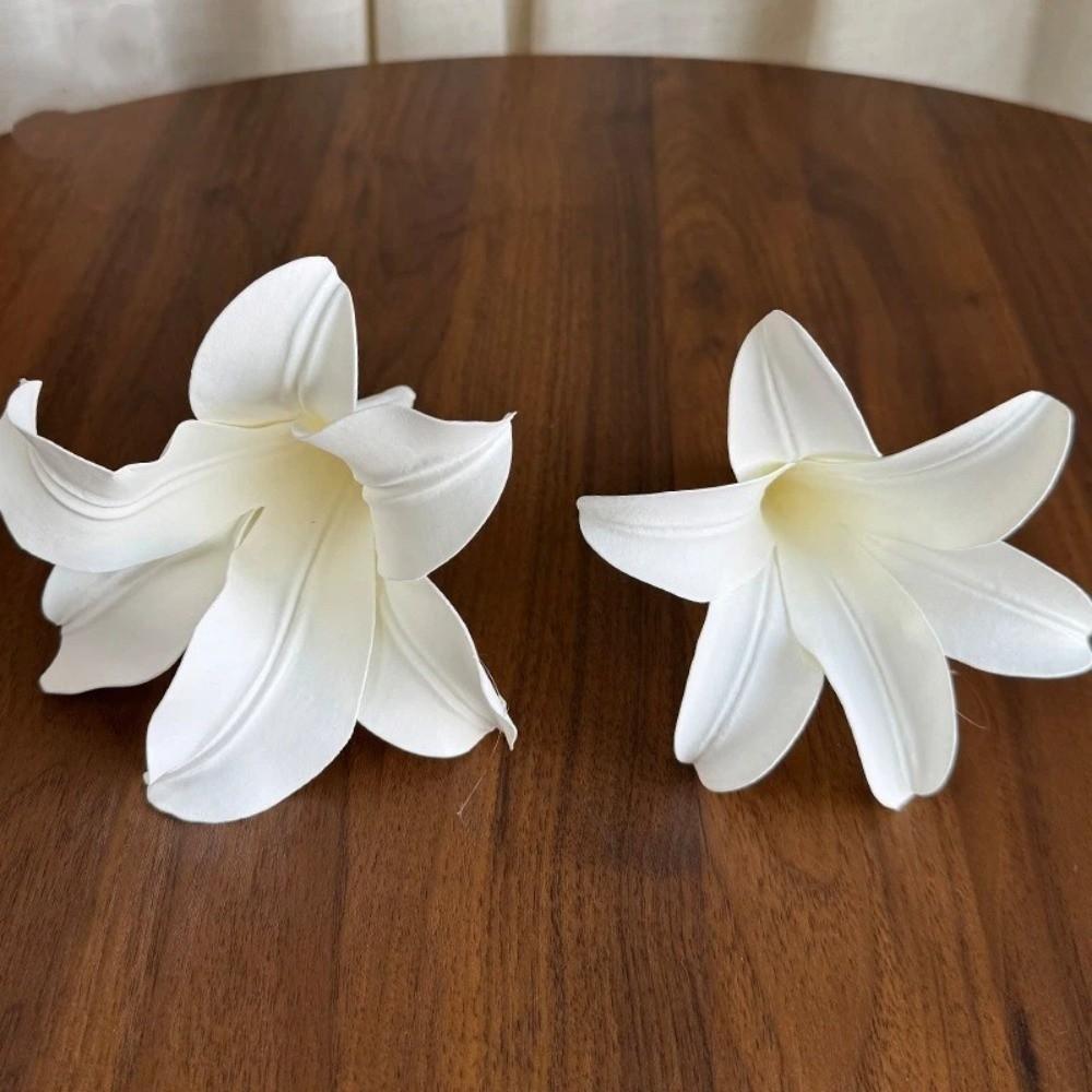 5pcs Elegant Hanging Flower Head Realistic Simulated Flower Decor  Room Decoration