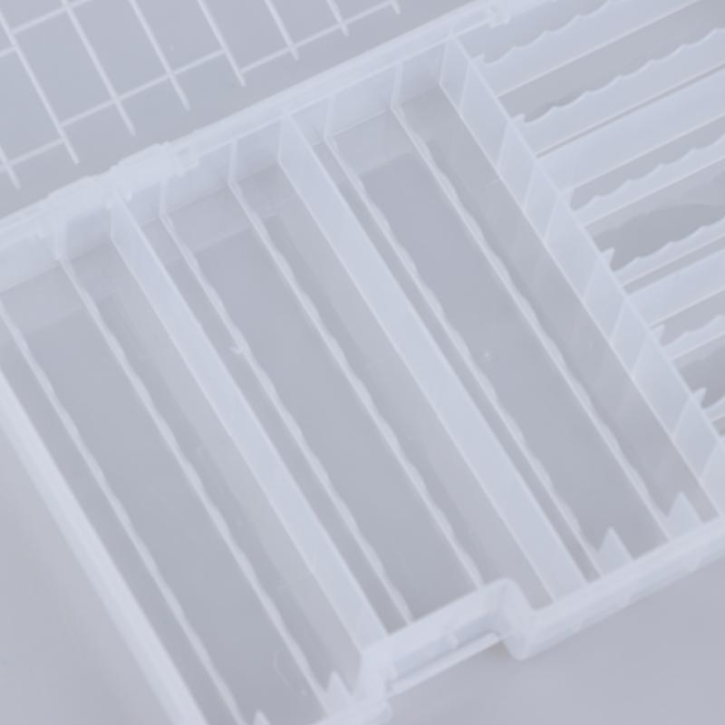 Cutie de depozitare a bateriei din plastic de super volum pentru suport pentru baterii Aaa Aa de 100 buc