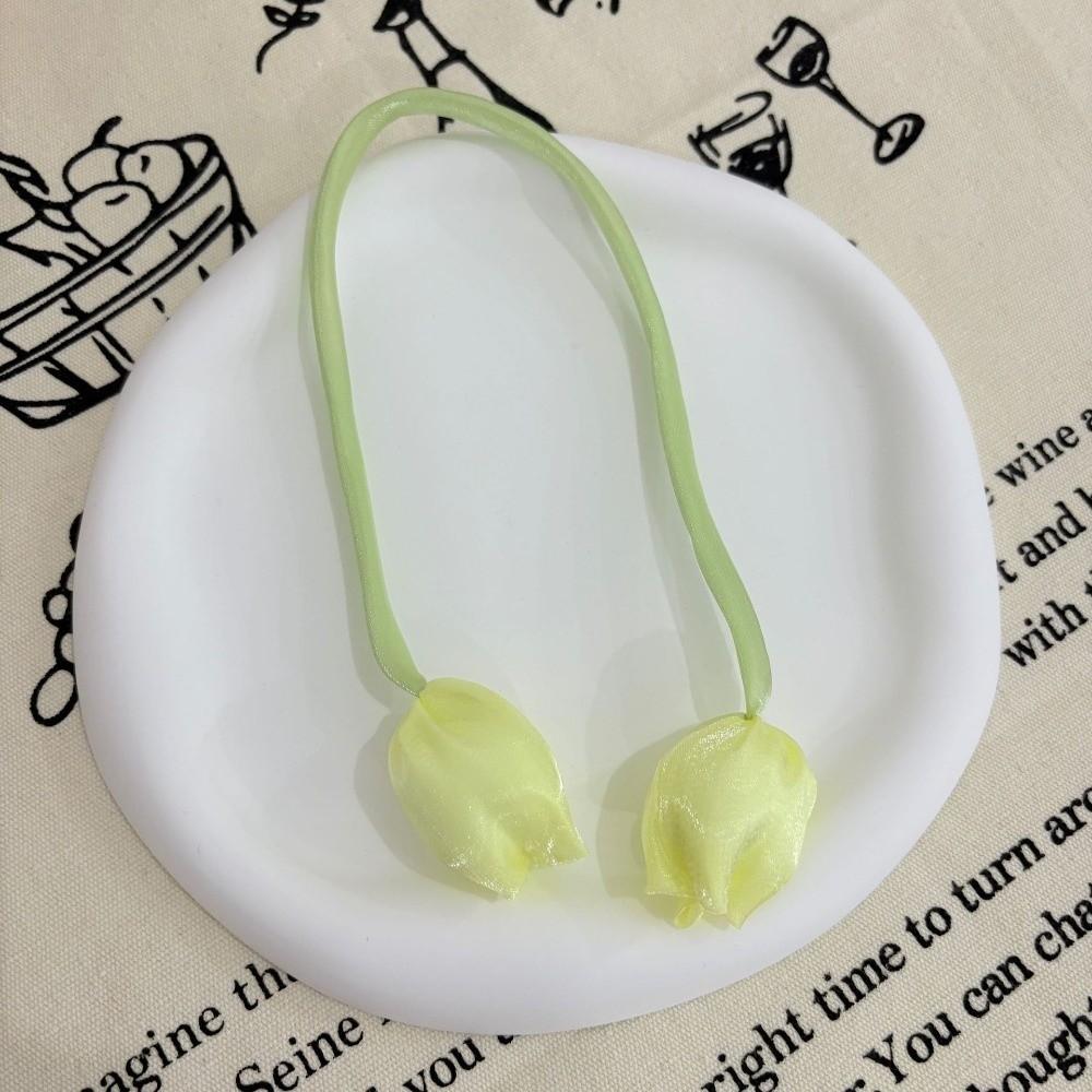 5Pcs Ornaments Tulip Lace-up Straps Sweet Hair Cord Accessories Fashion Curtain Tieback  Decoration